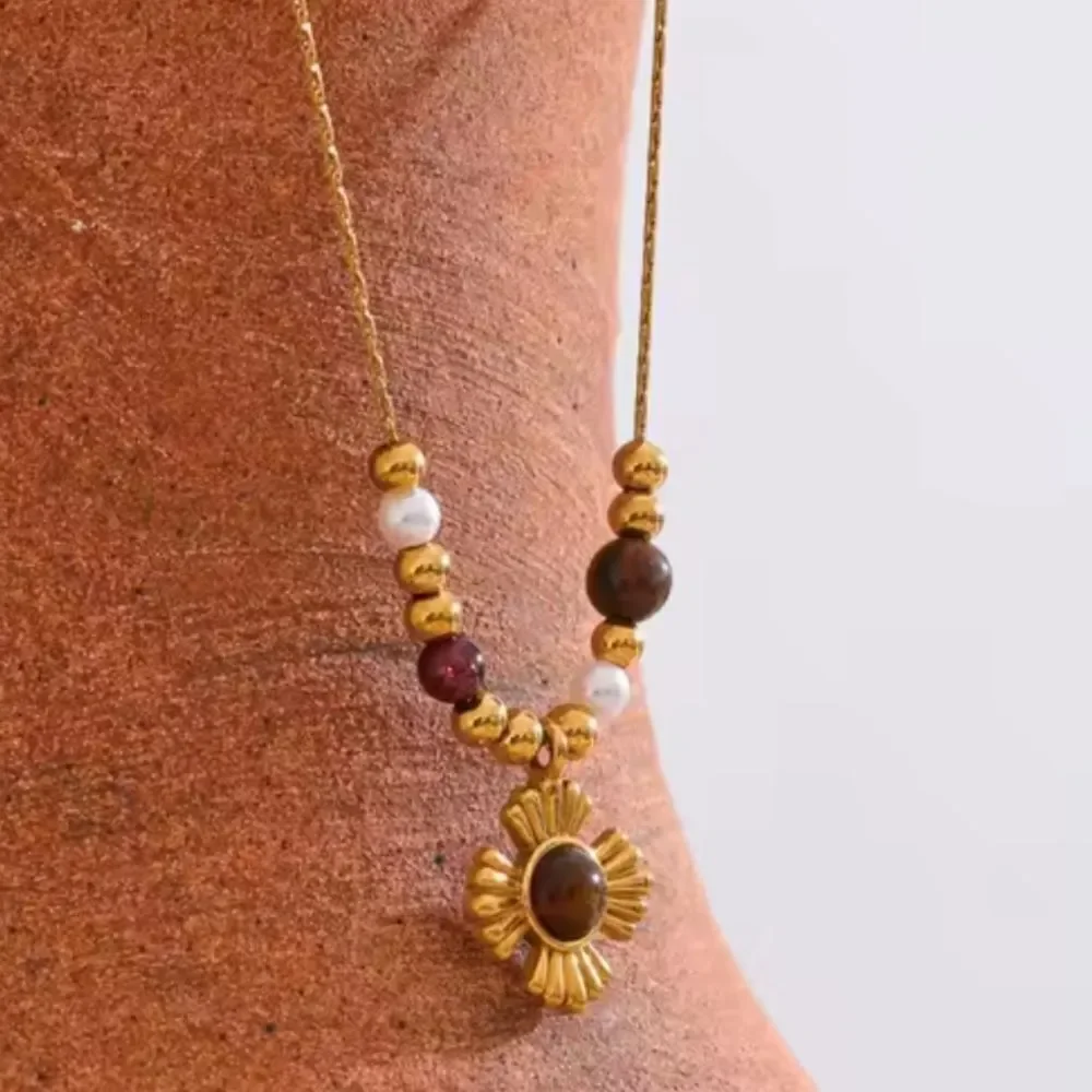 Beaded Necklace with Pendant | NWOT